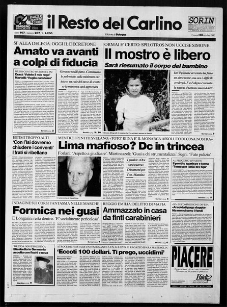 Il Resto del Carlino : giornale dell'Emilia